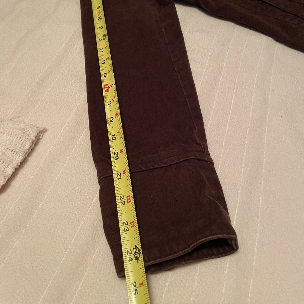 Rare VTG American Eagle Tailored Fit Chocolate Button Up Cotton Jacket / Shacket - Picture 13 of 16